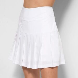 GGBlue Zippy Skort 18" White Size Small Like New